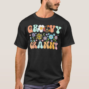 Groovy Grandma Granny Matching Family Birthday Par T-Shirt