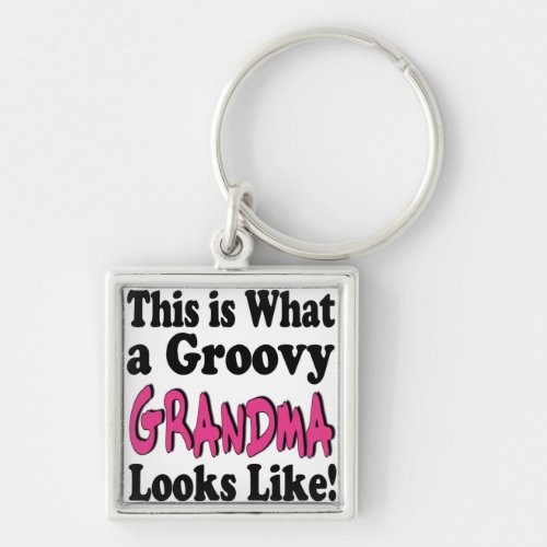 Groovy Grandma Keychain