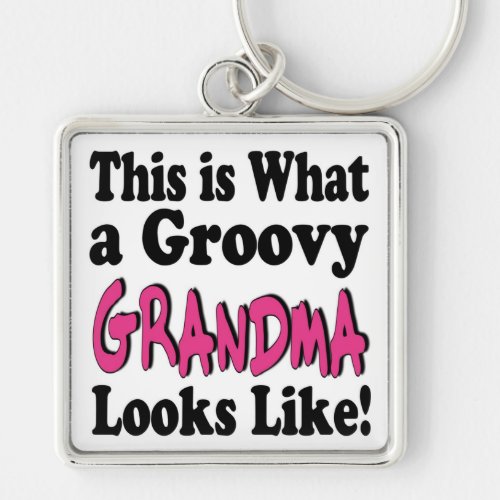 Groovy Grandma Keychain