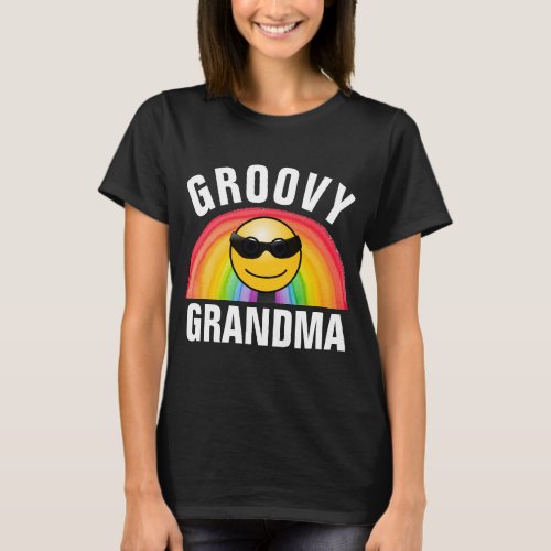 GROOVY GRANDMA RAINBOW T_SHIRTS