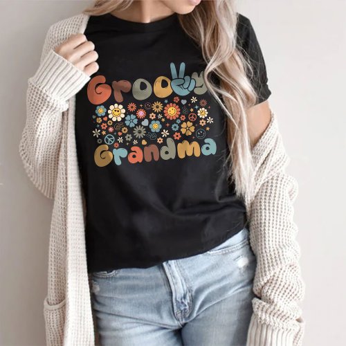 Groovy Grandma Shirt  Funny Grandma Squad 