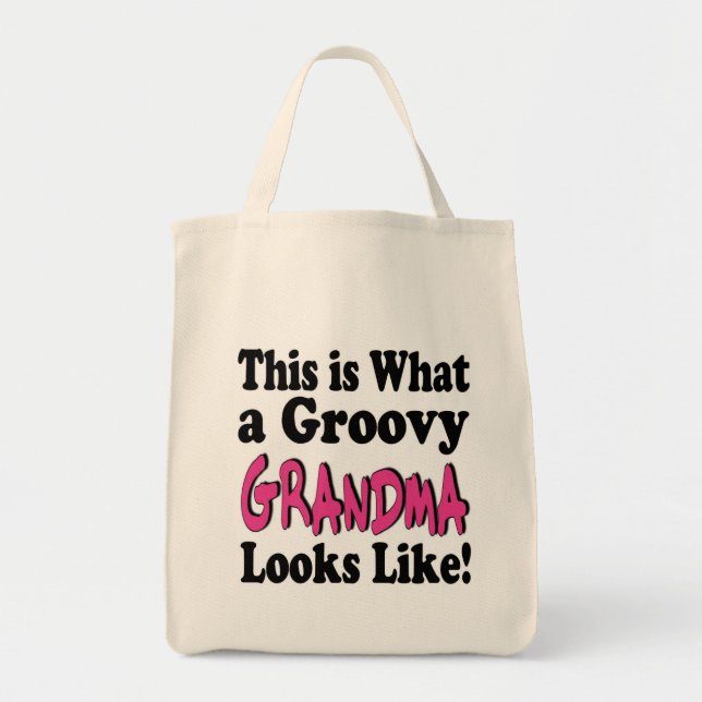 Groovy Grandma Tote Bag (Front)