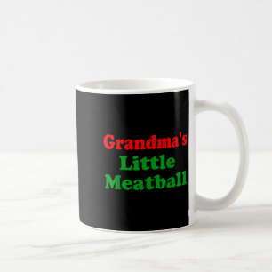 Groovy Grandmas Little Meatball Funny Italian Fami Coffee Mug