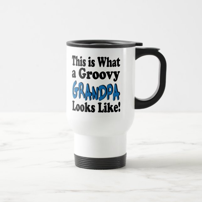 Groovy Grandpa Travel Mug (Right)