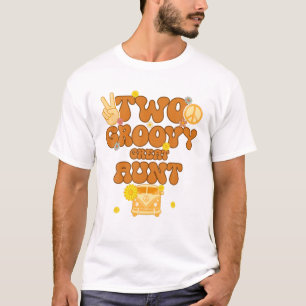 Groovy Great Aunt Retro Matching Family Baby Showe T-Shirt