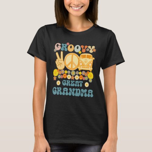 Groovy Great Grandma Retro Matching Family Baby Sh T_Shirt
