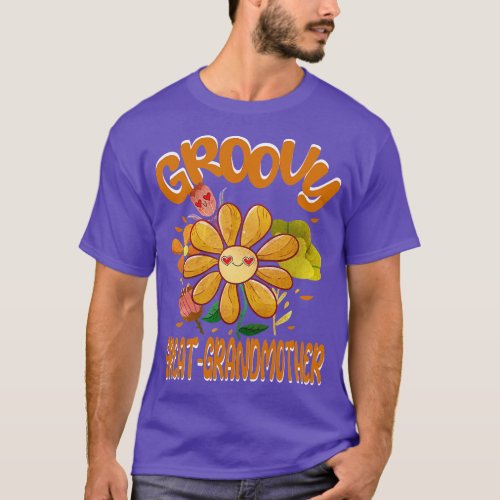 Groovy GreatGrandmother Family Matching Vintage  g T_Shirt