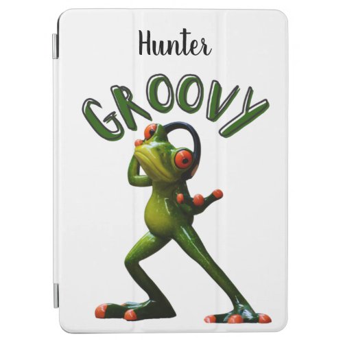 Groovy Green Frog iPad Air Cover