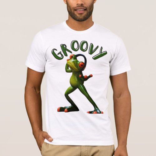 Groovy Green Frog T_Shirt