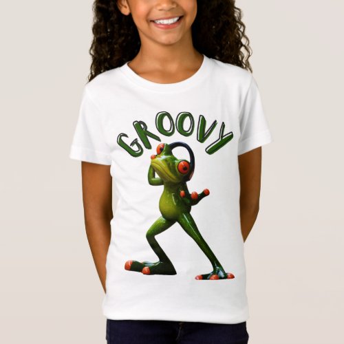 Groovy Green Frog T_Shirt