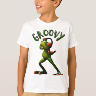 Groovy Green Frog T-Shirt