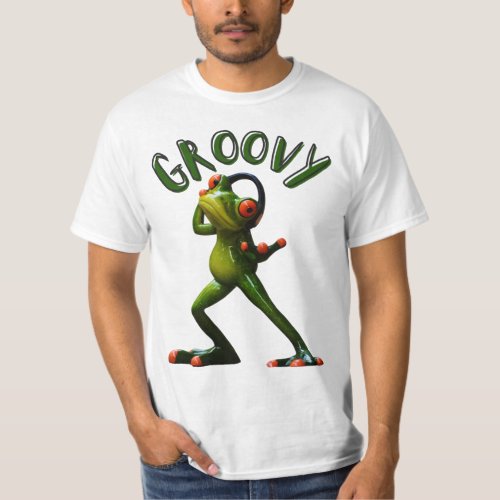 Groovy Green Frog T_Shirt