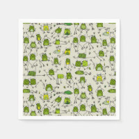 Groovy Green Frogs Hoppin Stick Frog Ribbit