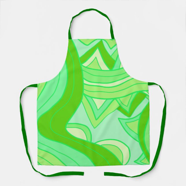 Groovy Greens Apron (Front)