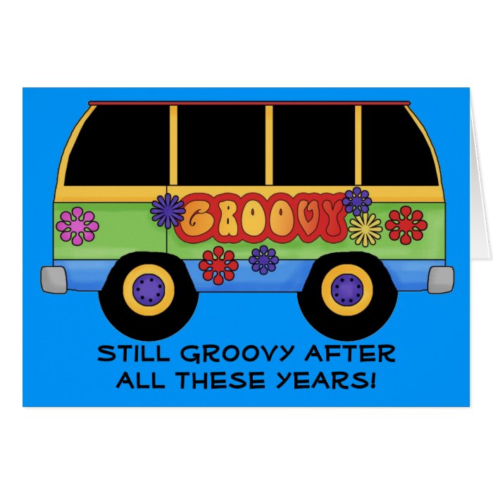 GrOoVy Greeting Card ~BiRtHdAy + EvErY dAy