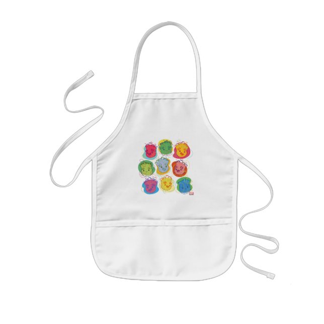 Groovy Groot Faces Kids' Apron (Front)