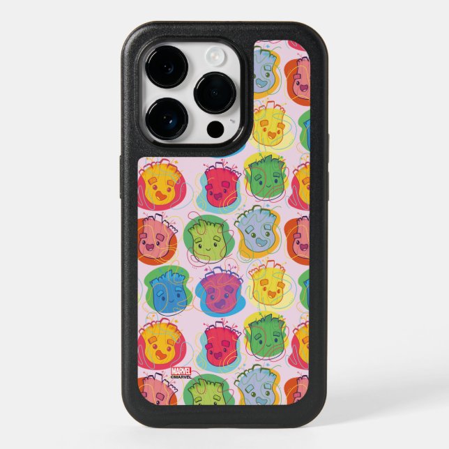 Groovy Groot Faces Otterbox iPhone Case (Back)