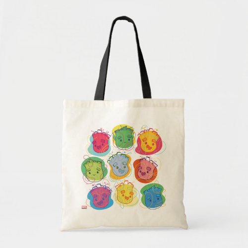 Groovy Groot Faces Tote Bag