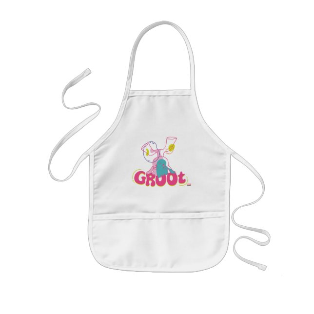 Groovy Groot Headstand Kids' Apron (Front)