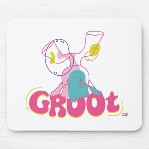 Groovy Groot Headstand Mouse Pad