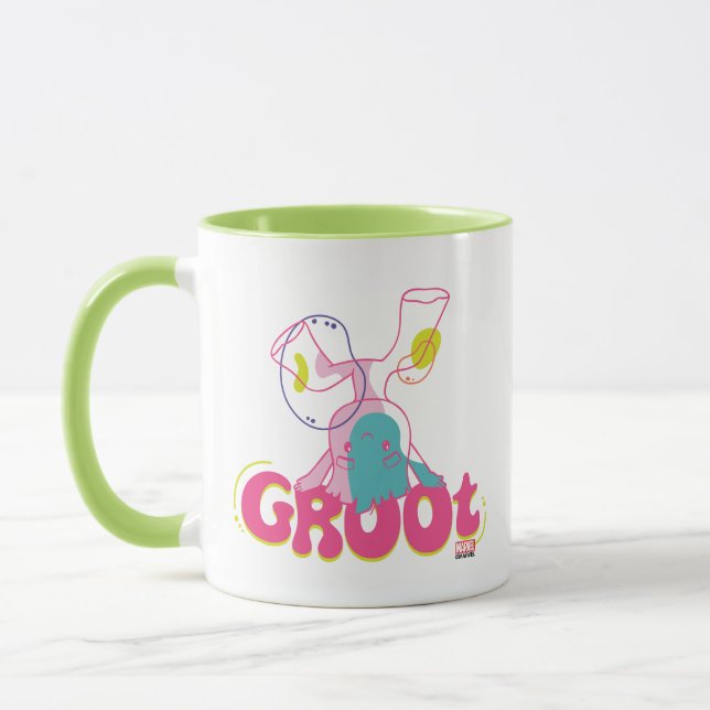 Groovy Groot Headstand Mug (Left)