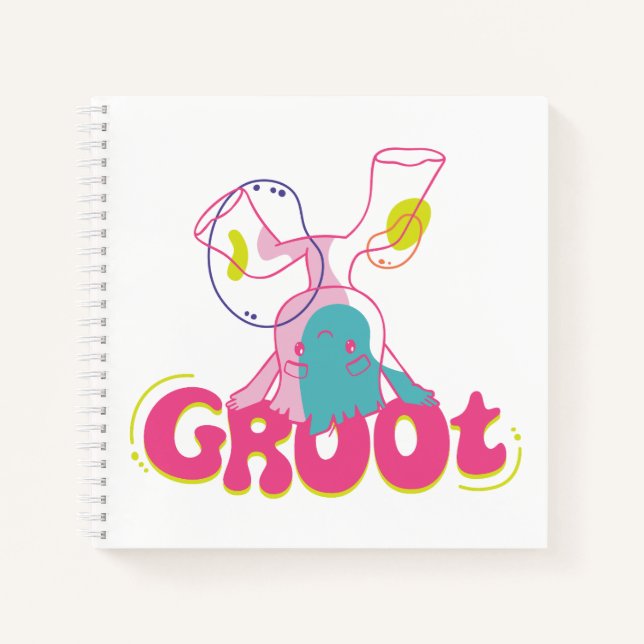 Groovy Groot Headstand Notebook (Front)
