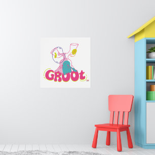 Groovy Groot Headstand Poster