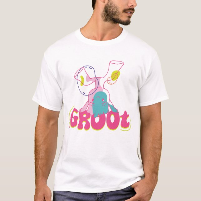 Groovy Groot Headstand T-Shirt (Front)