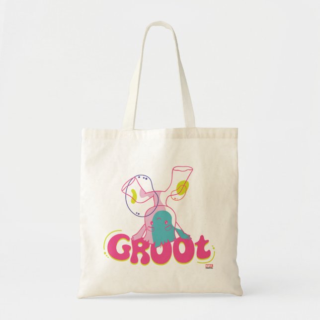 Groovy Groot Headstand Tote Bag (Front)