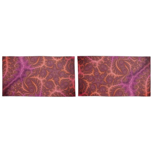 Groovy Grungy Boho Hippie Abstract Star Fractal Pillow Case