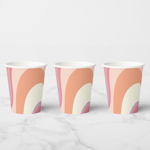 groovy Halloween Birthday Paper Paper Cups