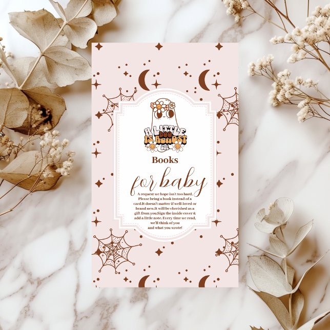 Groovy Halloween Little Boo Books for Baby Enclosure Card (Creator Uploaded)