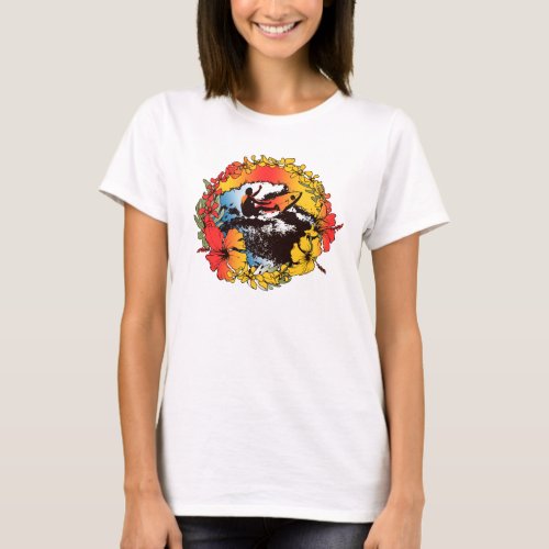 Groovy Hawaiian Surfer 1960s Retro Graphic Tee