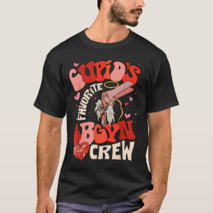 Groovy Heart Disco Cupids Favorite Obgyn Crew Vale T-Shirt