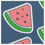 groovy heart watermelon fruit valentine 1960s  fabric