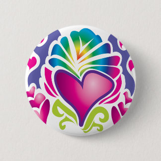 groovy heart wave button