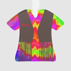 Groovy Hippie Christmas Ornament 2