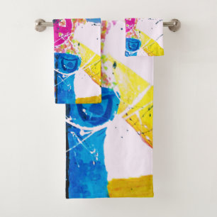 Groovy Hippie Peace Sign Bath Towel Set