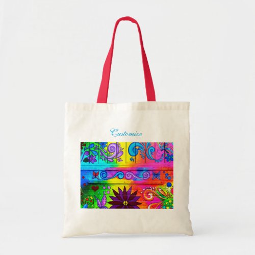 Groovy hippie Thunder_Cove Tote Bag