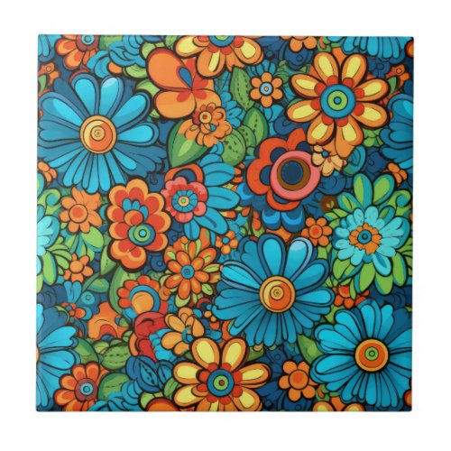 Groovy Hippie Tile