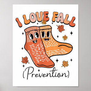 Groovy I Fall Prevention Fall Pt Physical Therapy Poster