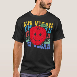 Groovy I'm Vegan World Vegetarian Day Veggies T-Shirt