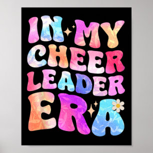 Groovy In My Cheer Leader Era Cheerleader Cheerlea Poster