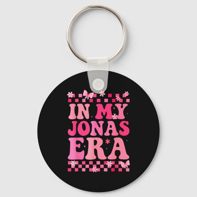 Groovy In My Jonas Era Funny Jonas Heart For Men W Keychain (Front)