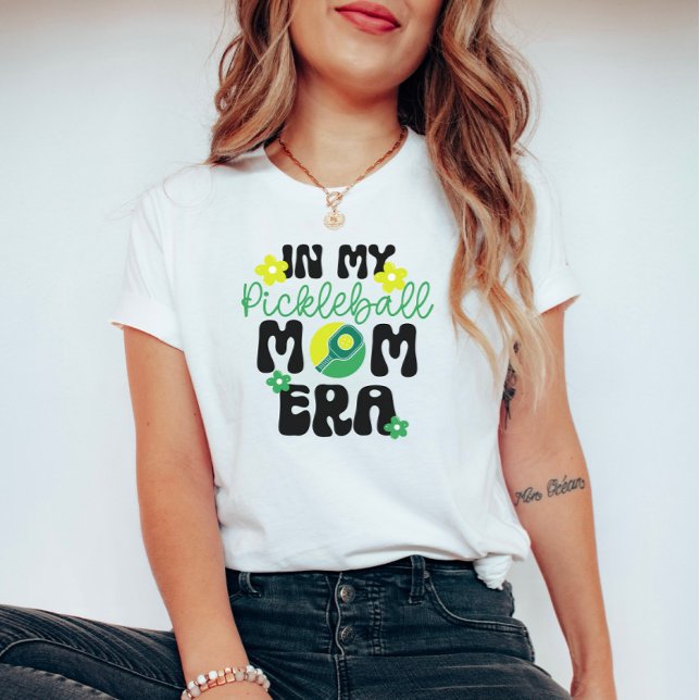 Groovy In My Pickleball Mom Era T-Shirt (Creator Uploaded)