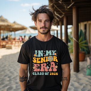 Groovy In My Senior Era Class of 2026 Graduate T-Shirt