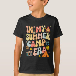 Groovy In My Summer Camp Era Camping Crew Last Day T-Shirt