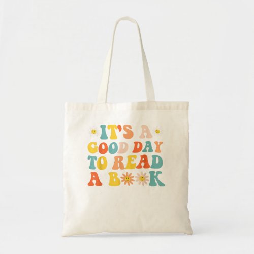 Groovy Its a Good Day To Read a Book Librarian Gi Tote Bag