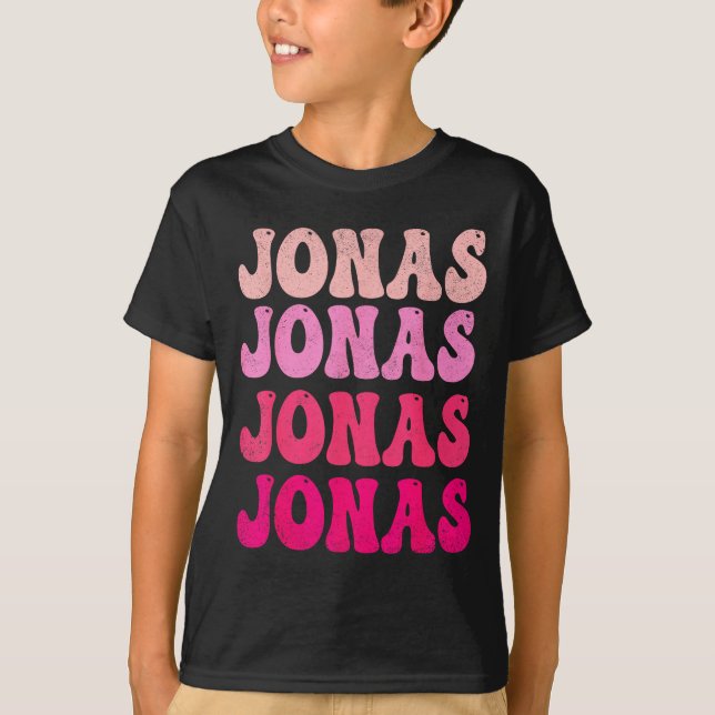 Groovy Jonas First Name D I Love Jonas Tees Meme  (Front)