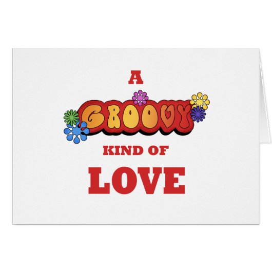 Groovy Kind of Love Cards (Front Horizontal)